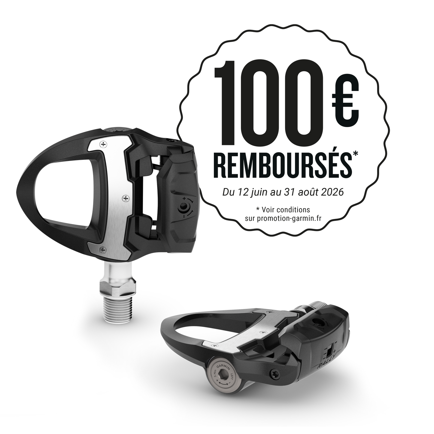 Pedais com sensor de potência GARMIN RALLY RS 110