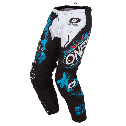 Calça O'NEAL ELEMENT VILLAIN Junior Preto/Branco