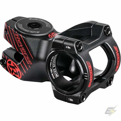 Suporte de Guiador REVERSE COMPONENTS BLACK ONE D-2 Preto/Vermelho