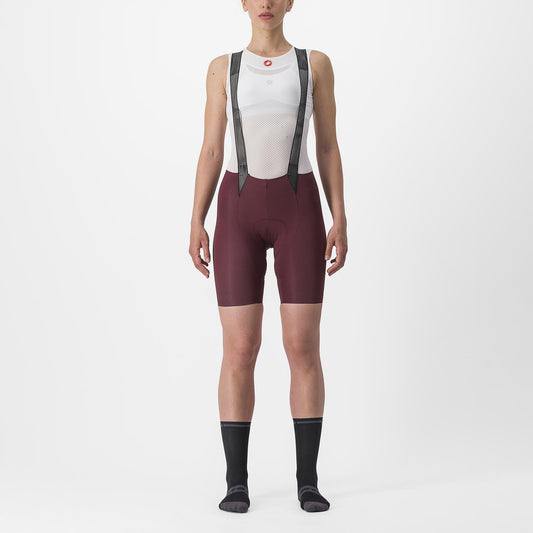 CASTELLI FREE AERO RC W Bib Tight Bordeaux para mulher
