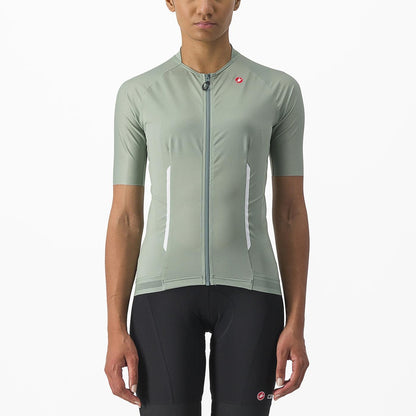 Maillot CASTELLI ENDURANCE W Senhora Mangas Curtas Verde