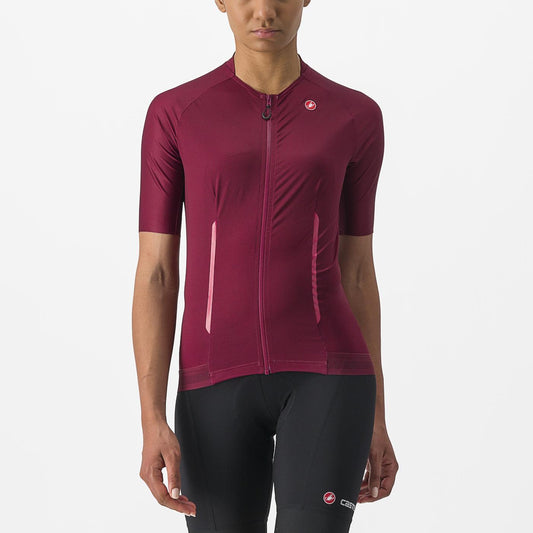 CASTELLI ENDURANCE Camisola de manga curta para mulher Bordeaux