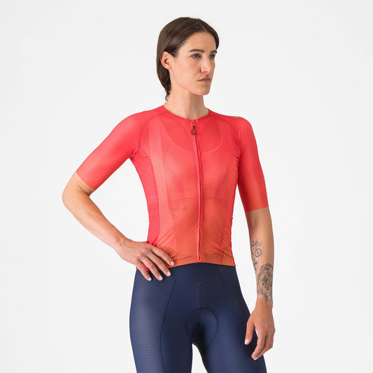 CASTELLI CLIMBER'S A/C Camisola de manga curta Hibiscus para mulher