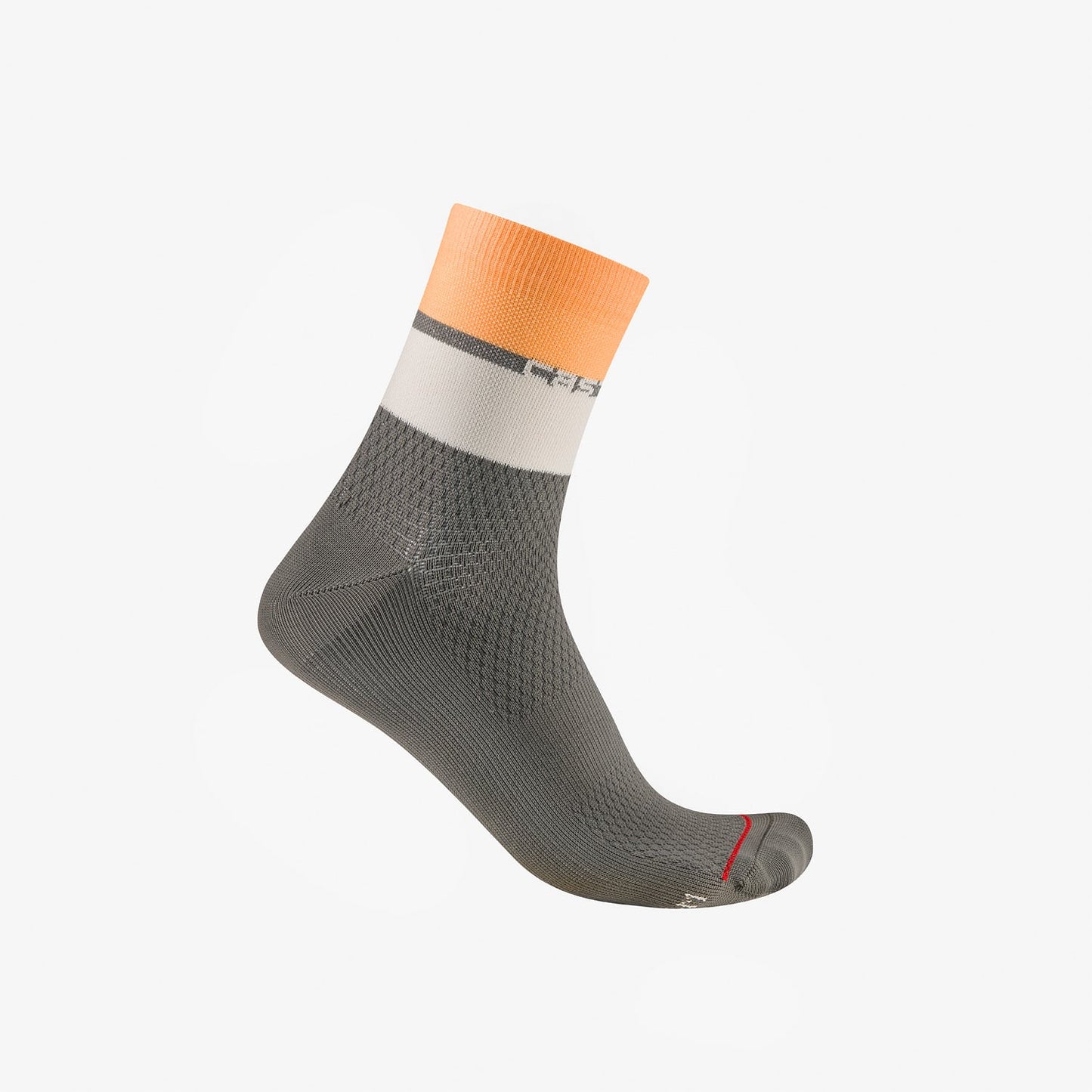 CASTELLI ELEGANTE 12 Meias para mulher Cinzento/Laranja