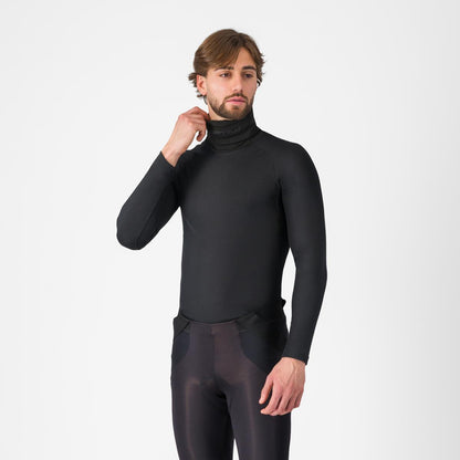 Interior CASTELLI FLANDERS 2 HIGH NECK WARMER Mangas Compridas Preto