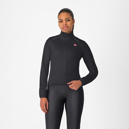 CASTELLI EMERGENCY 3 RAIN Jacket Mulher Preto