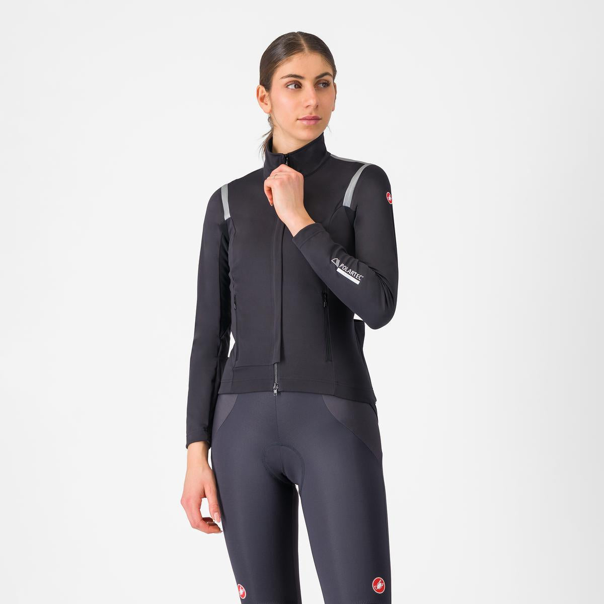 Casaco CASTELLI PERFETTO RoS 3 para mulher Preto/Noir Reflex