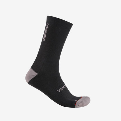 Meias CASTELLI VENTI SOFT MERINO Preto