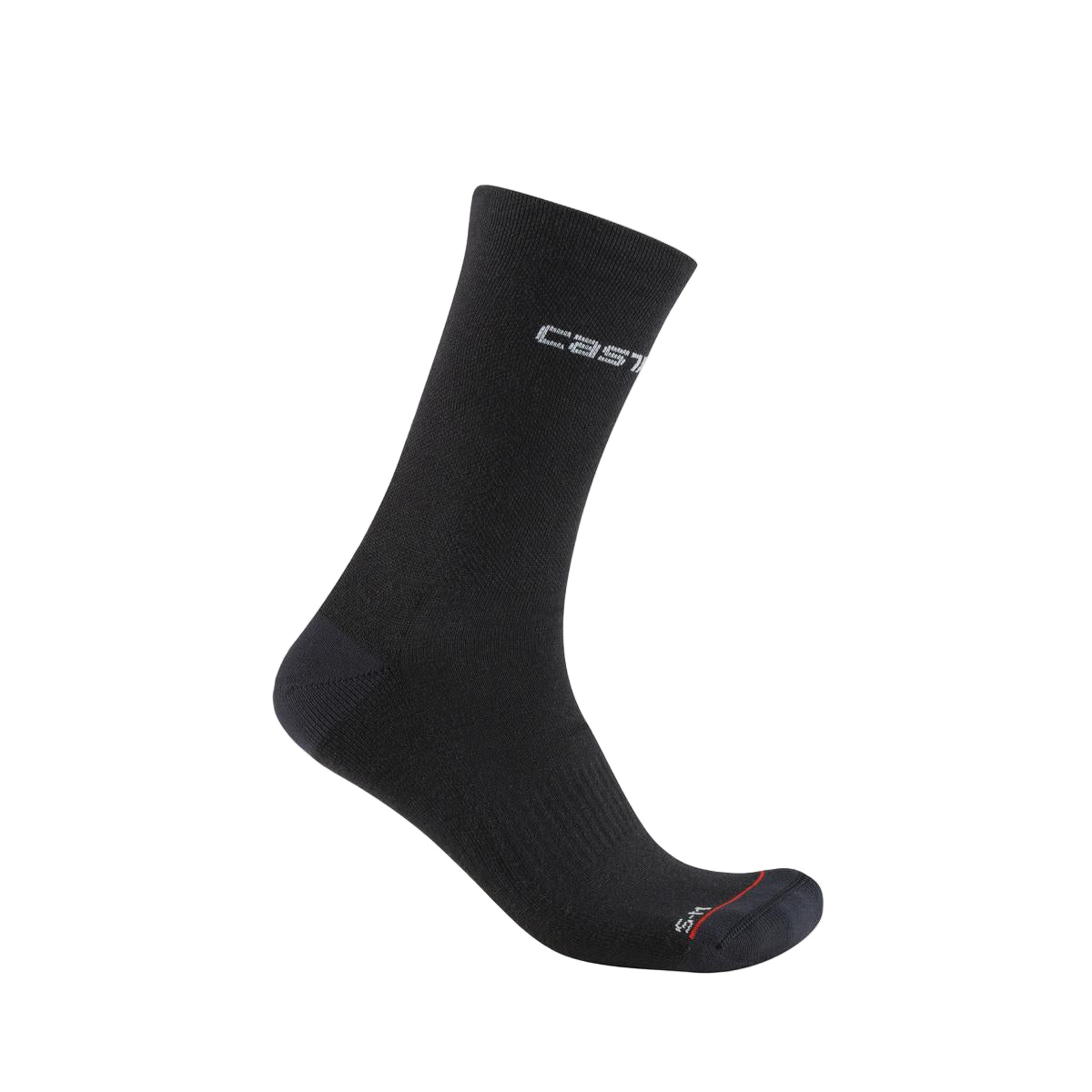 CASTELLI DICIOTTO SOFT MERINO Meias para mulher Preto