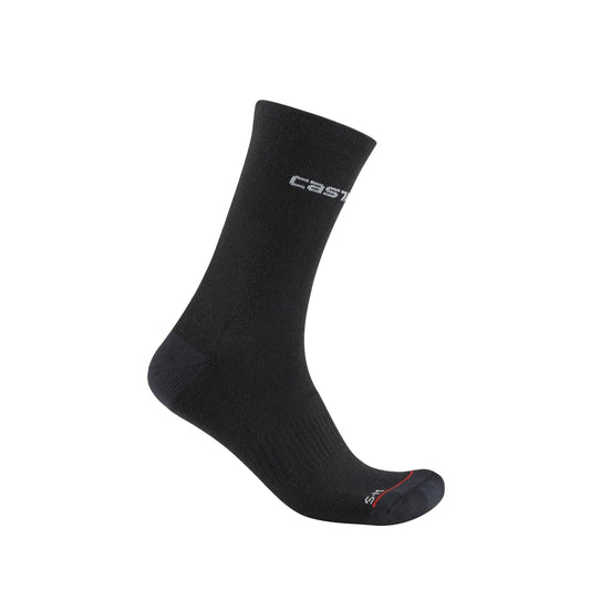CASTELLI DICIOTTO SOFT MERINO Meias para mulher Preto