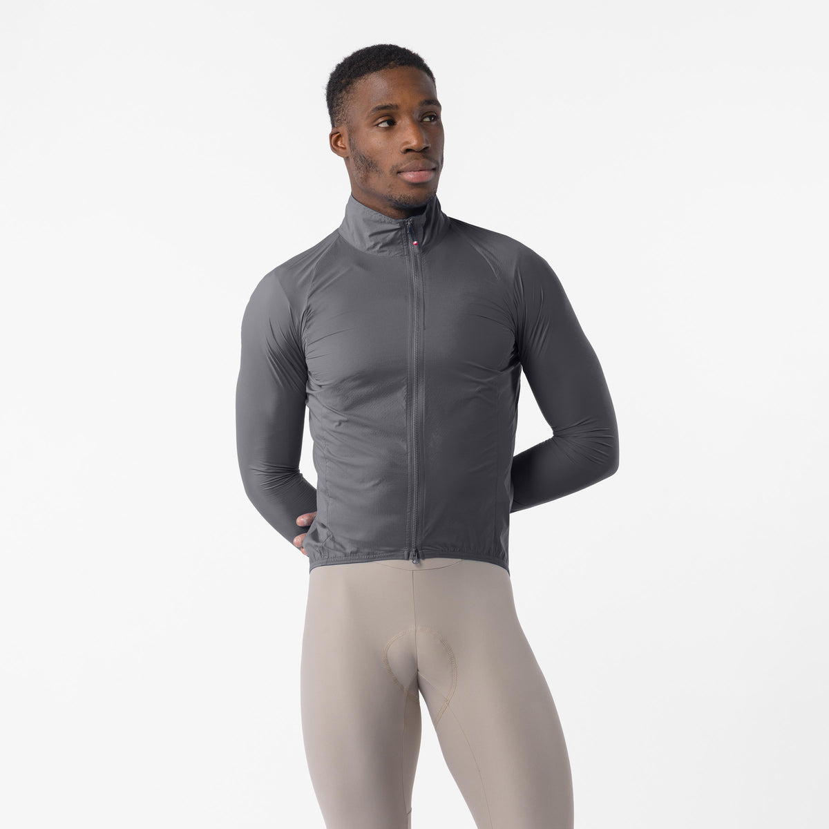 Casaco CASTELLI TRANSITION AIR Cinzento - vista de frente