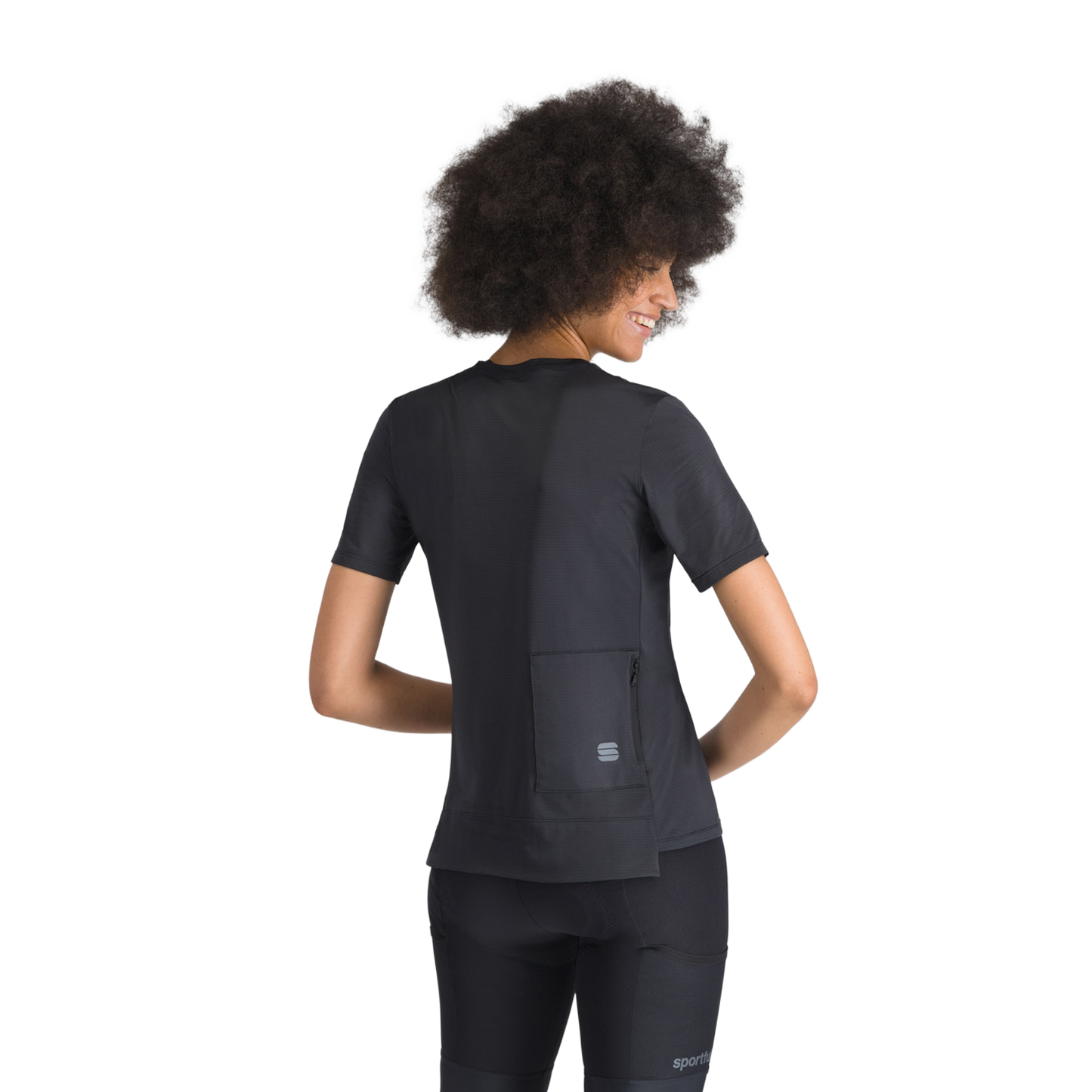 Camisola de manga curta SPORTFUL SUPERGIARA TEE para mulher Preto