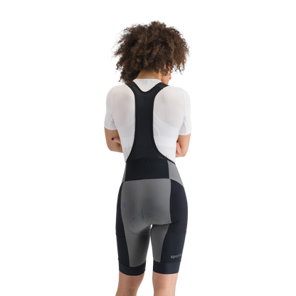 Calção Curto com Bretelas SPORTFUL SUPERGIARA 2 Mulher Cinzento/Preto