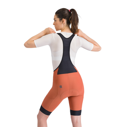 Calção Curto de Bretelas SPORTFUL GIARA 2 Feminino Laranja