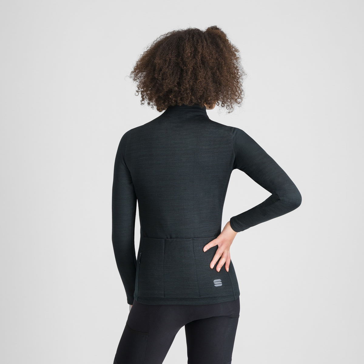 Camisola SPORTFUL SUPERGIARA WOOL de manga comprida para mulher preta