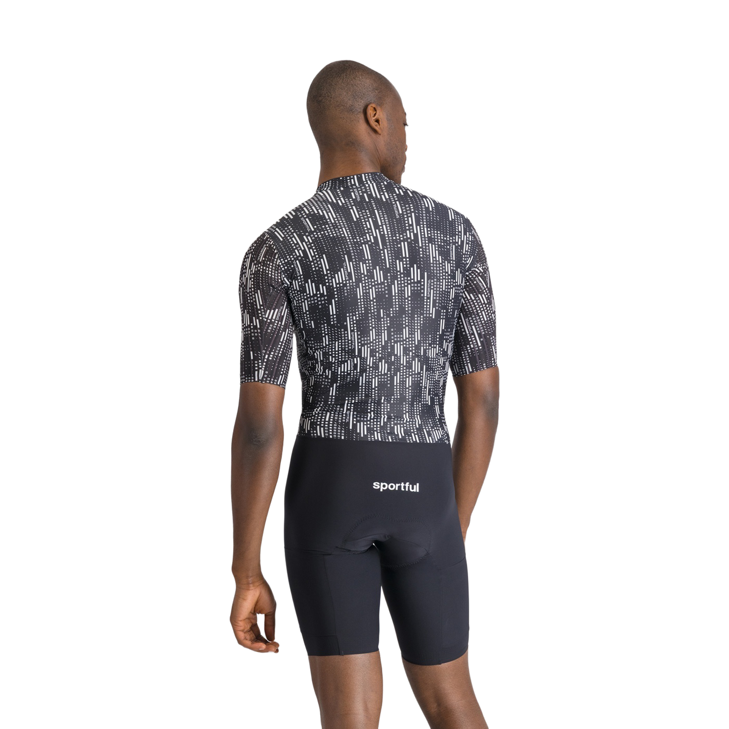 SPORTFUL G-SUIT Manga curta preto/branco