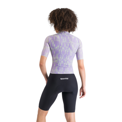 Combinação SPORTFUL G-SUIT Mangas Curtas Mulher Preto/Violeta