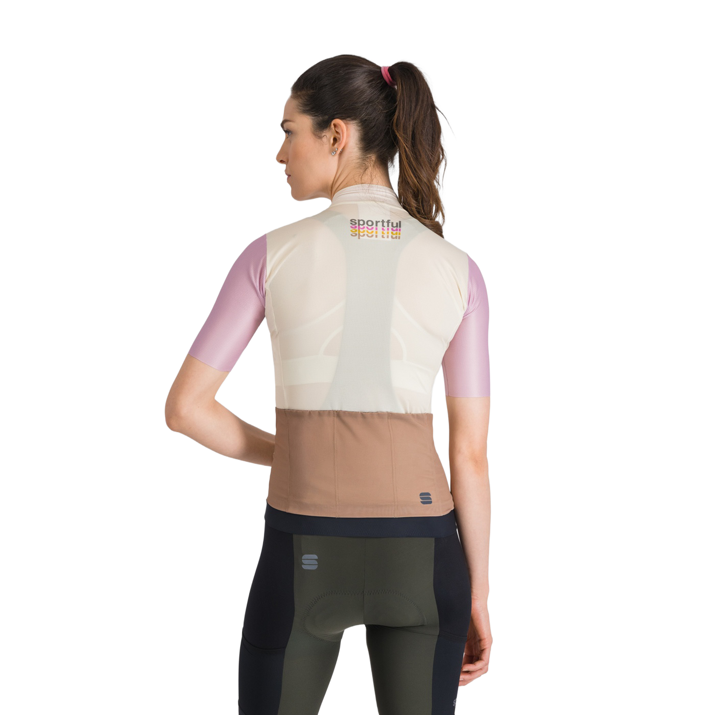 Camisola de manga curta SPORTFUL SUPERGIARA 2 LOGO para mulher Creme
