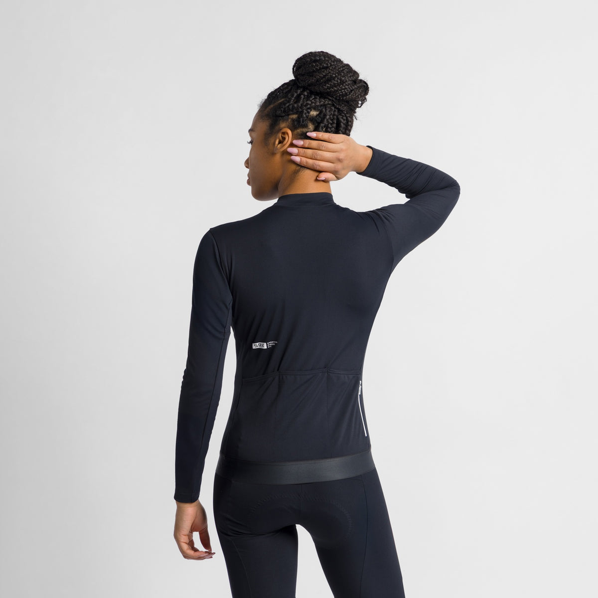 Camisola de ciclismo SPORTFUL SRK 2 de senhora, de manga comprida, preta