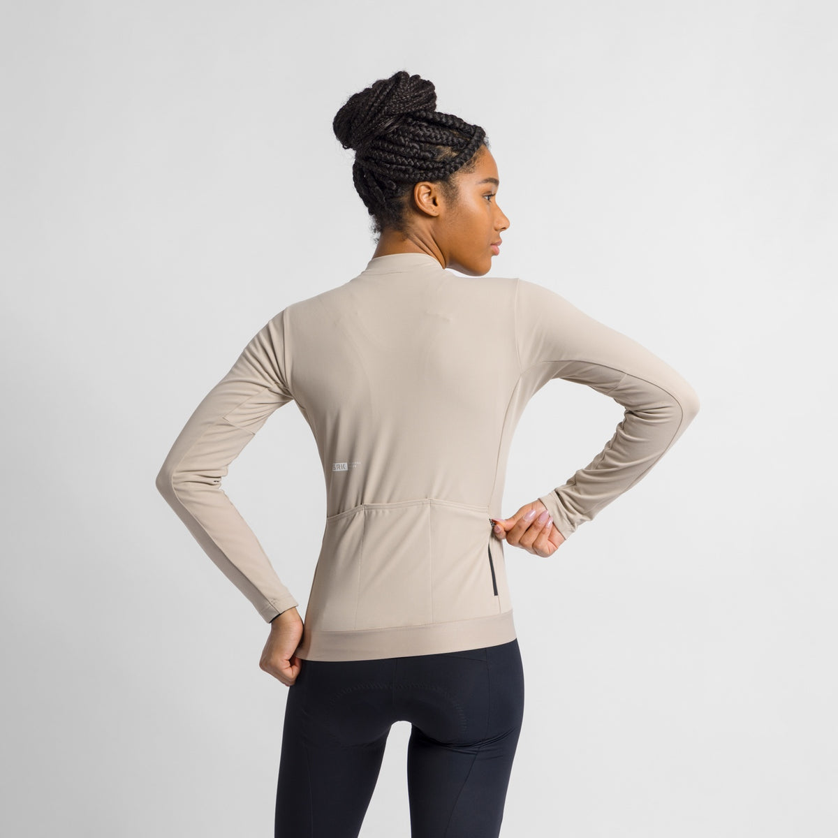 Camisola de ciclismo SPORTFUL SRK 2 de senhora, de manga comprida, bege