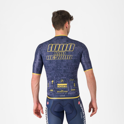 Jersey CASTELLI WOLFPACK 1000 VICTORY Mangas Curtas Azul-marinho