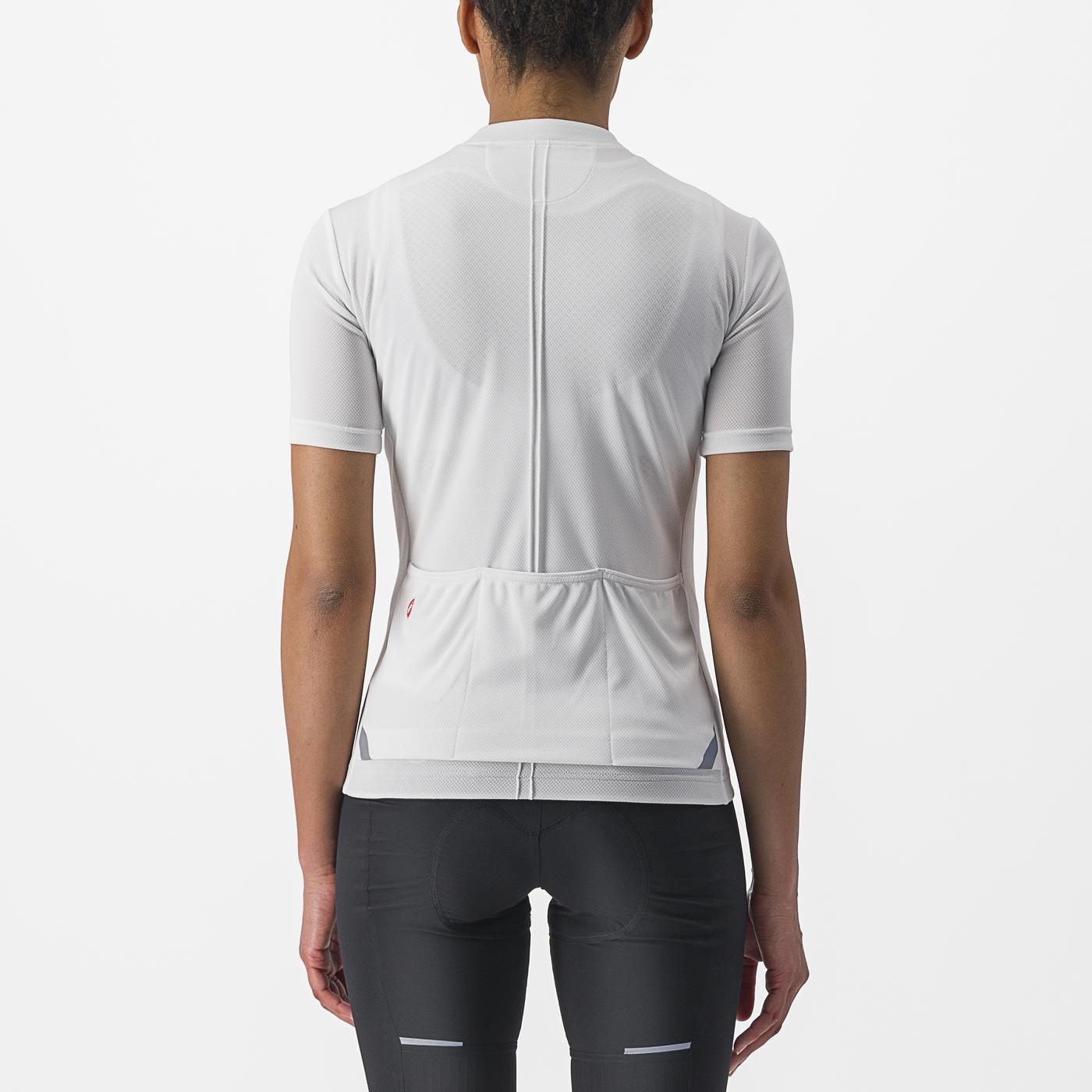 CASTELLI ANIMA 4 Camisola de manga curta para mulher Branco