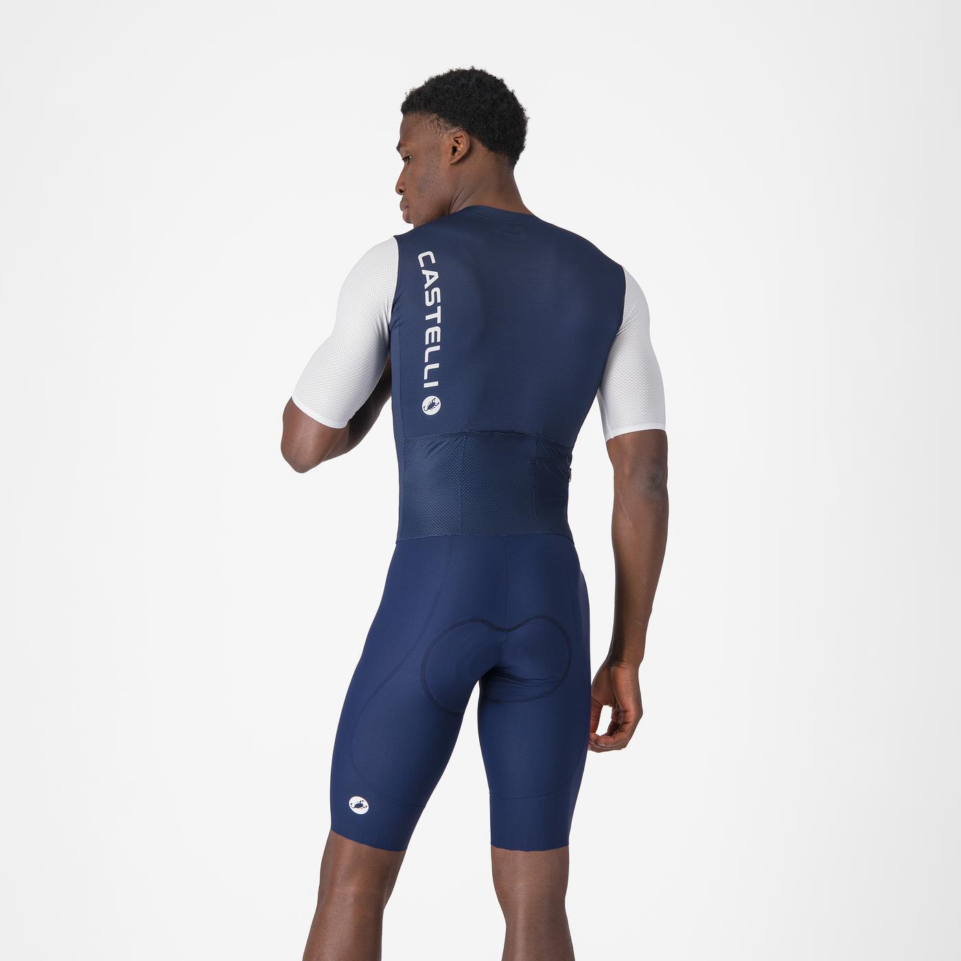 CASTELLI SATURDAY MORNING Macacão azul/branco