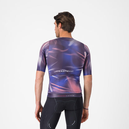 Maillot CASTELLI AERO RACE 8S Mangas Curtas Violeta