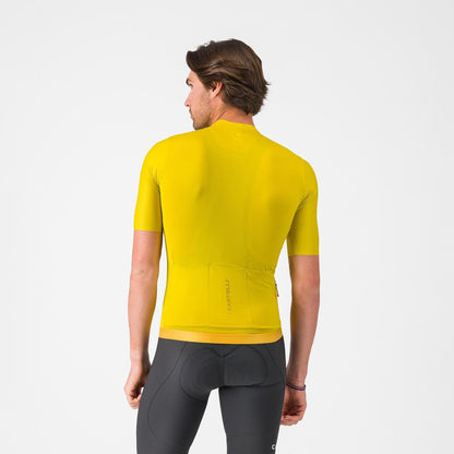 Maillot CASTELLI ESPRESSO 2 Mangas Curtas Amarelo