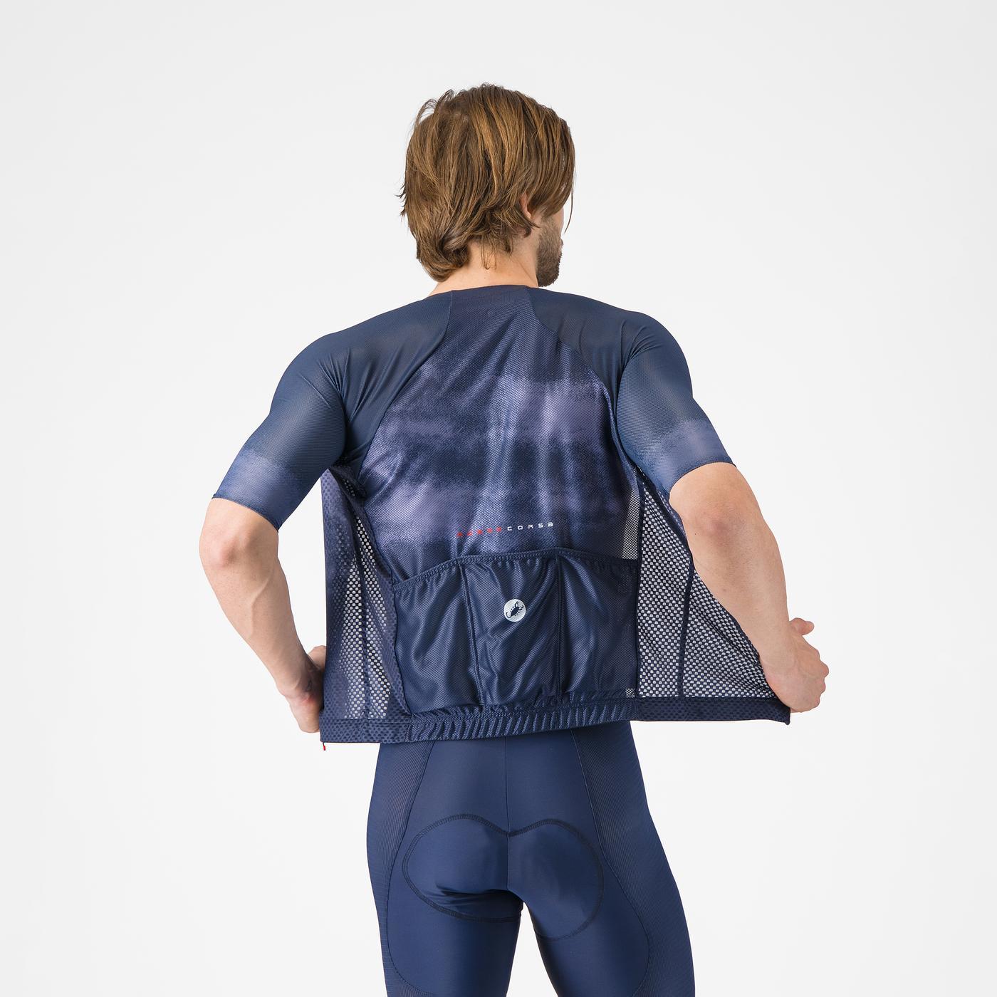 CASTELLI CLIMBER'S A/C Camisola de manga curta azul 2026