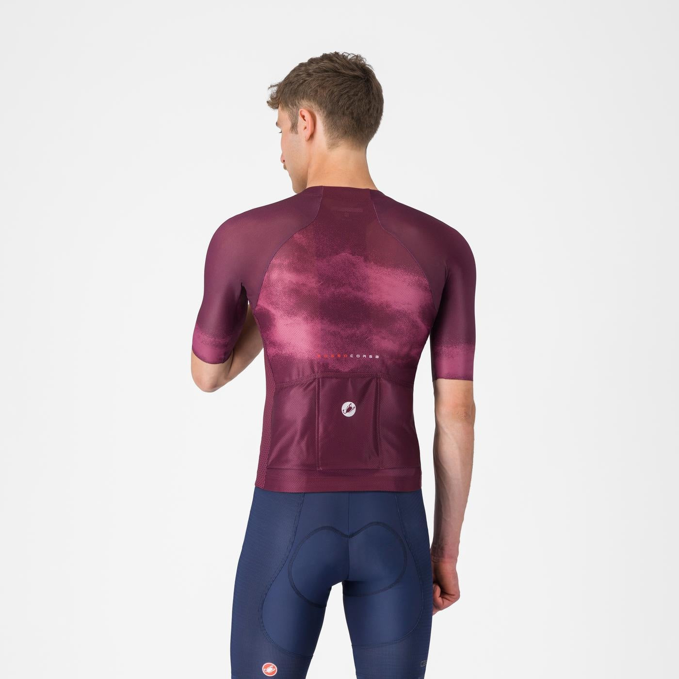 CASTELLI CLIMBER'S A/C Camisola de manga curta Bordeaux