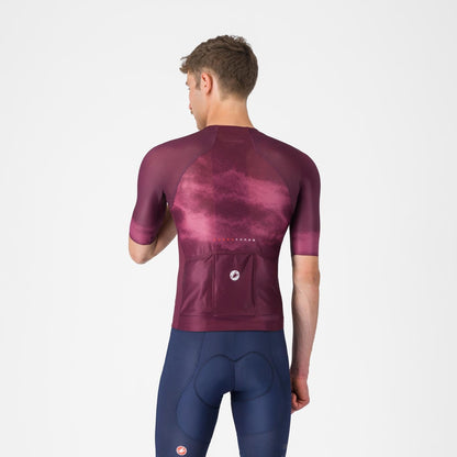 Maillot CASTELLI CLIMBER'S A/C Mangas Curtas Bordô