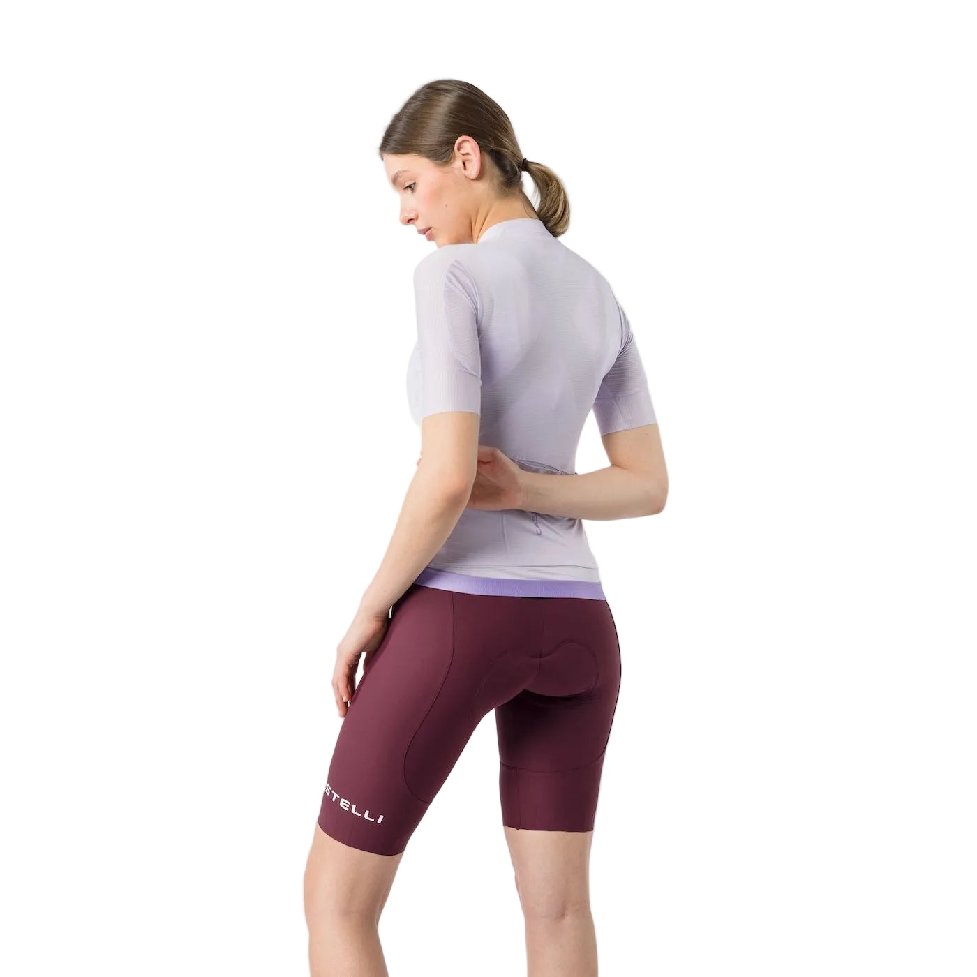 CASTELLI ESPRESSO 2 W DT Bib Tight bordeaux para mulher