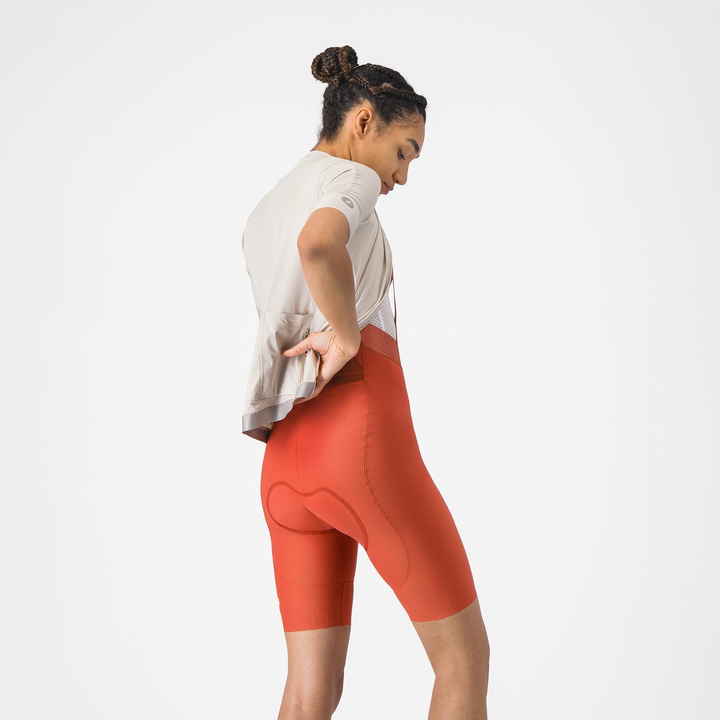 Calções de banho CASTELLI ESPRESSO 2 W DT Paprika para mulher