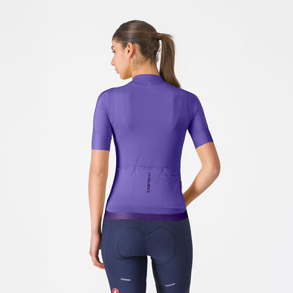 Maillot CASTELLI ESPRESSO 2 Femme Mangas Curtas Violeta