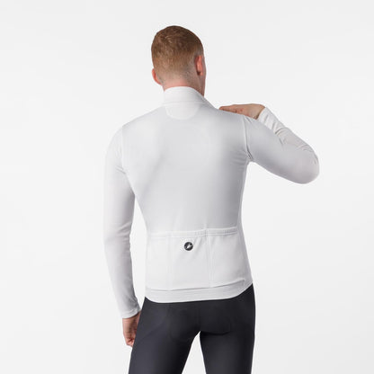Camisola CASTELLI COMPETIZIONE THERMAL Mangas Compridas Marfim