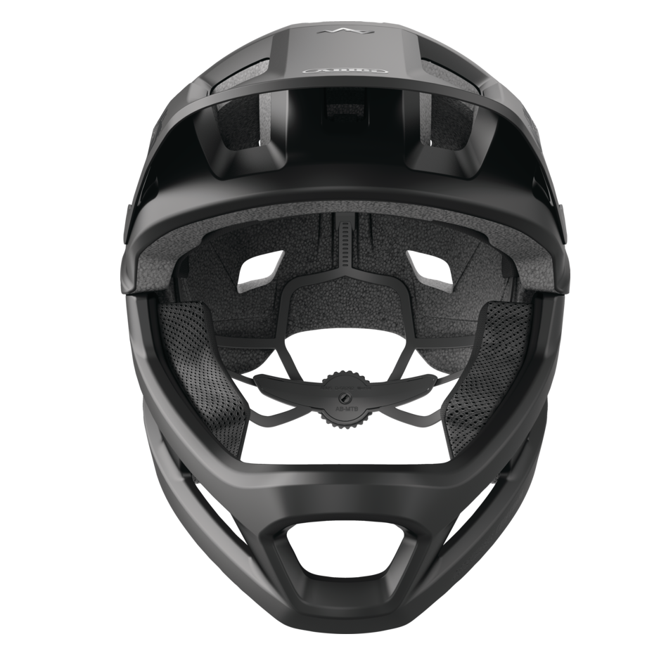 Capacete MTB ABUS YOUDROP FF Junior Muted Preto
