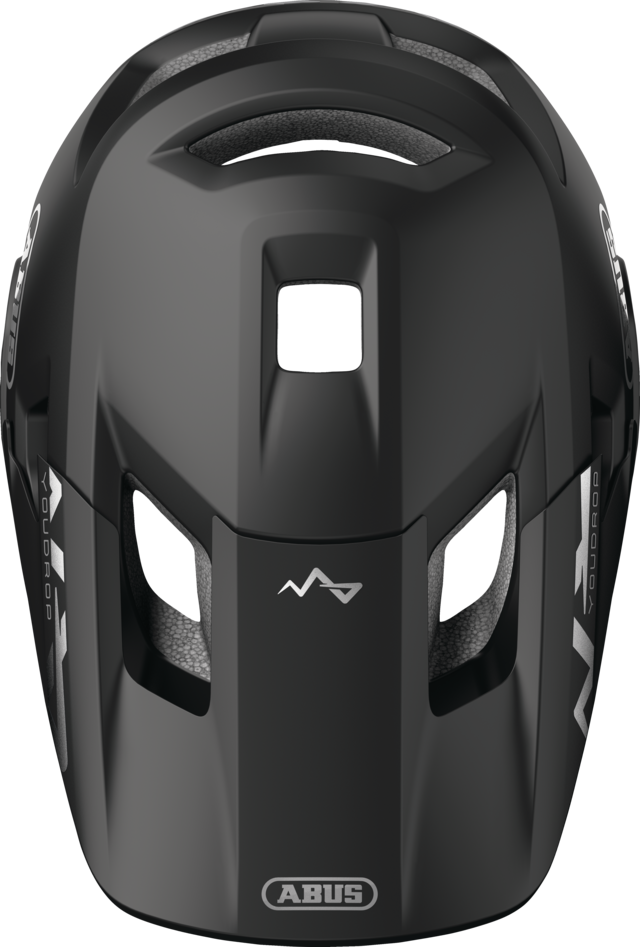 Capacete MTB ABUS YOUDROP FF Junior Muted Preto
