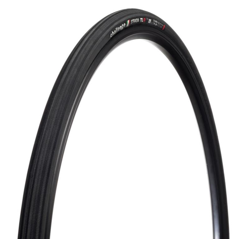 Pneu CHALLENGE STRADA 700x25c Tubeless Ready Preto macio