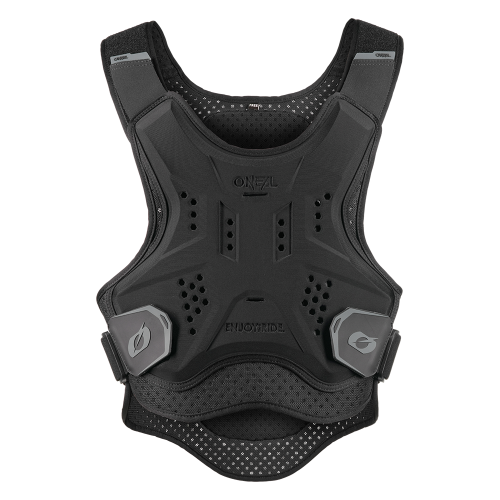 Colete de proteção O'NEAL BP Soft preto 2027 - vista frontal B2B