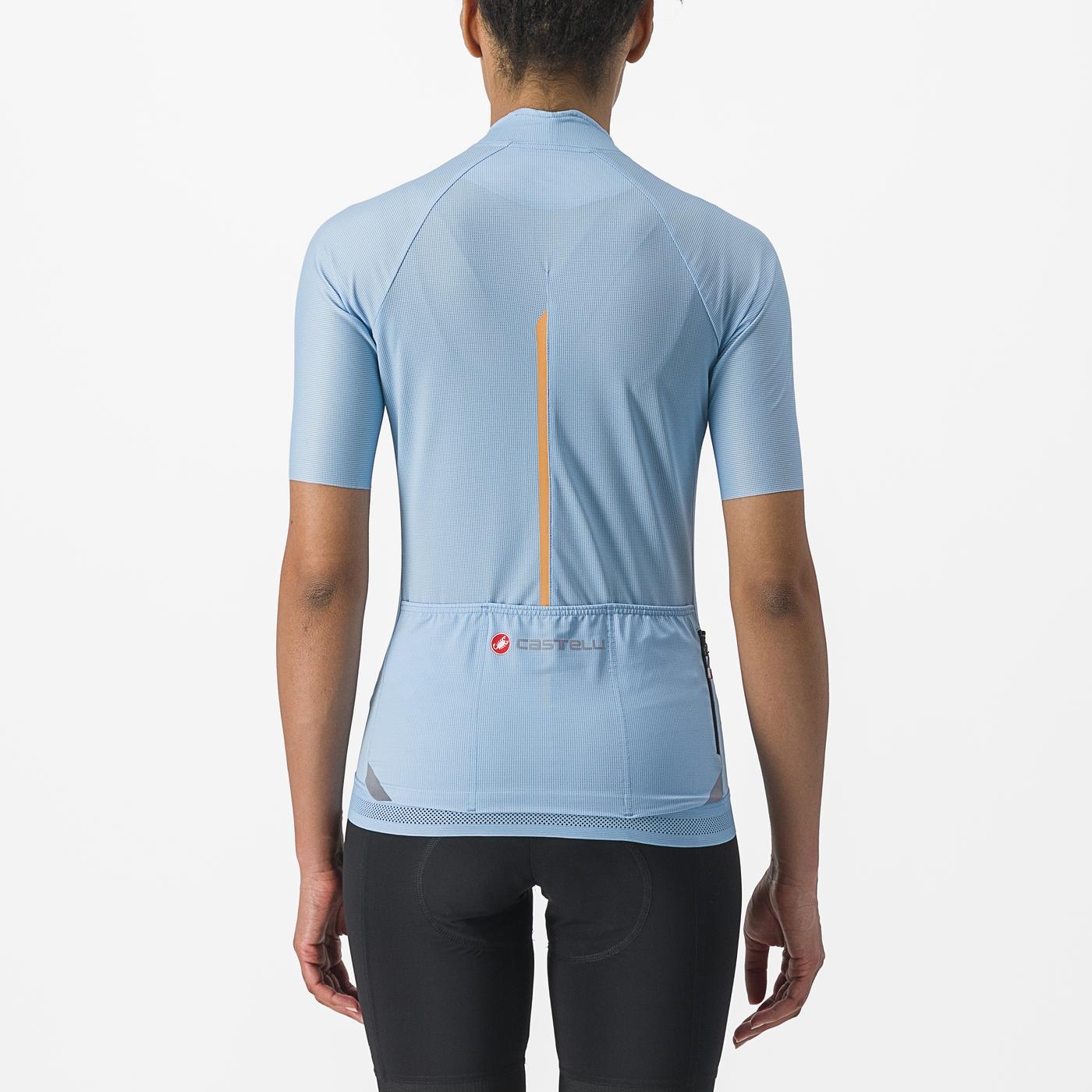 CASTELLI ENDURANCE W Camisola de manga curta para mulher Azul