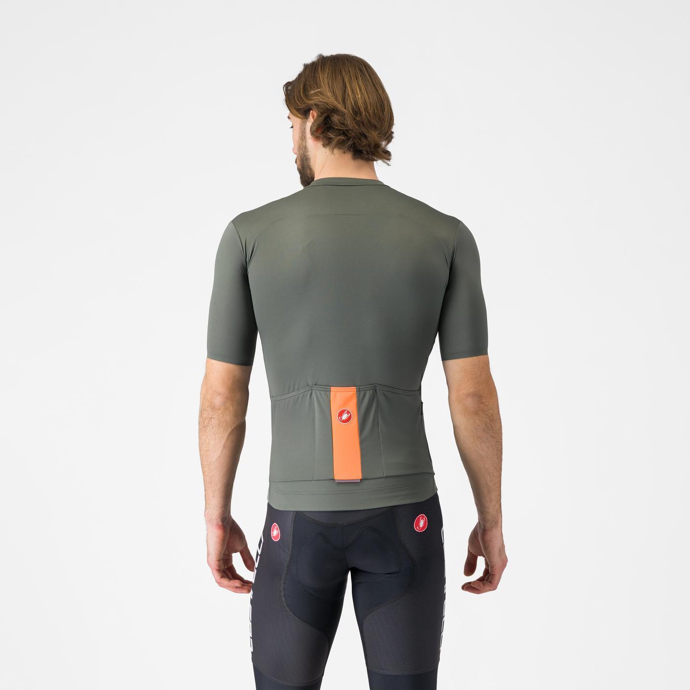 CASTELLI PROLOGO LITE Camisola de manga curta Cinzento/Laranja