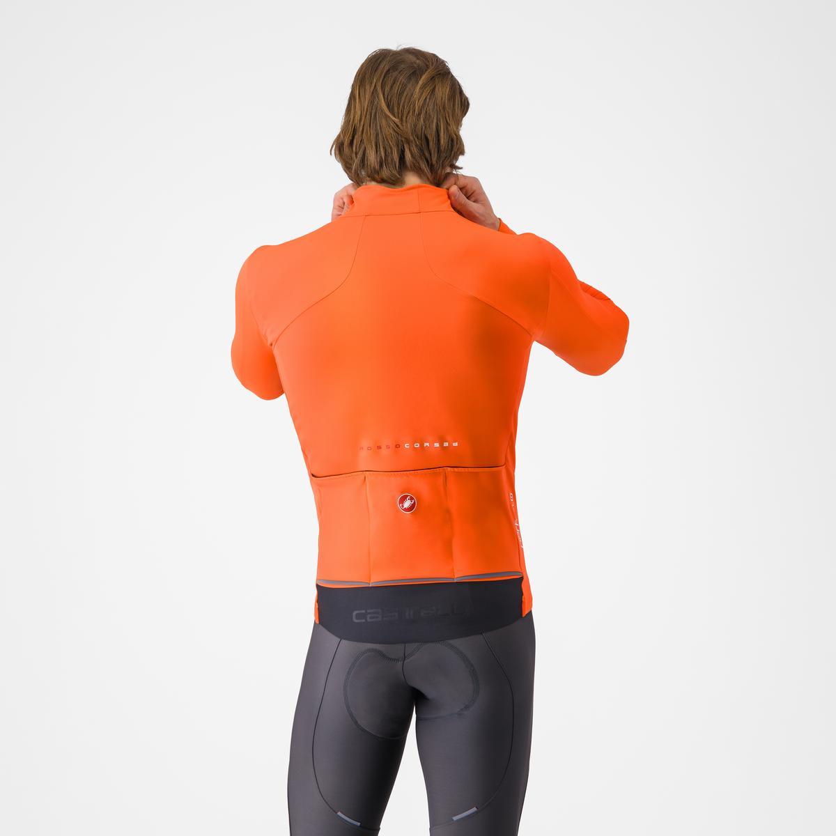 Casaco CASTELLI PERFETTO AIR Laranja/Preto