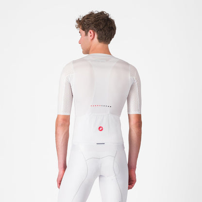 Camisola CASTELLI AERO RACE 8S Mangas Curtas Branco