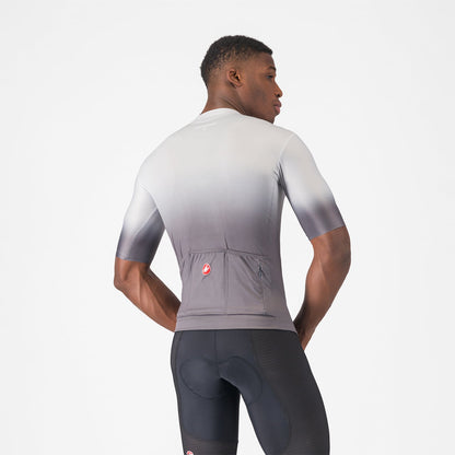 Maillot CASTELLI UPF Mangas Curtas Cinzento