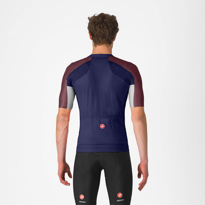 Maillot CASTELLI ENTRATA 6 Mangas Curtas Azul