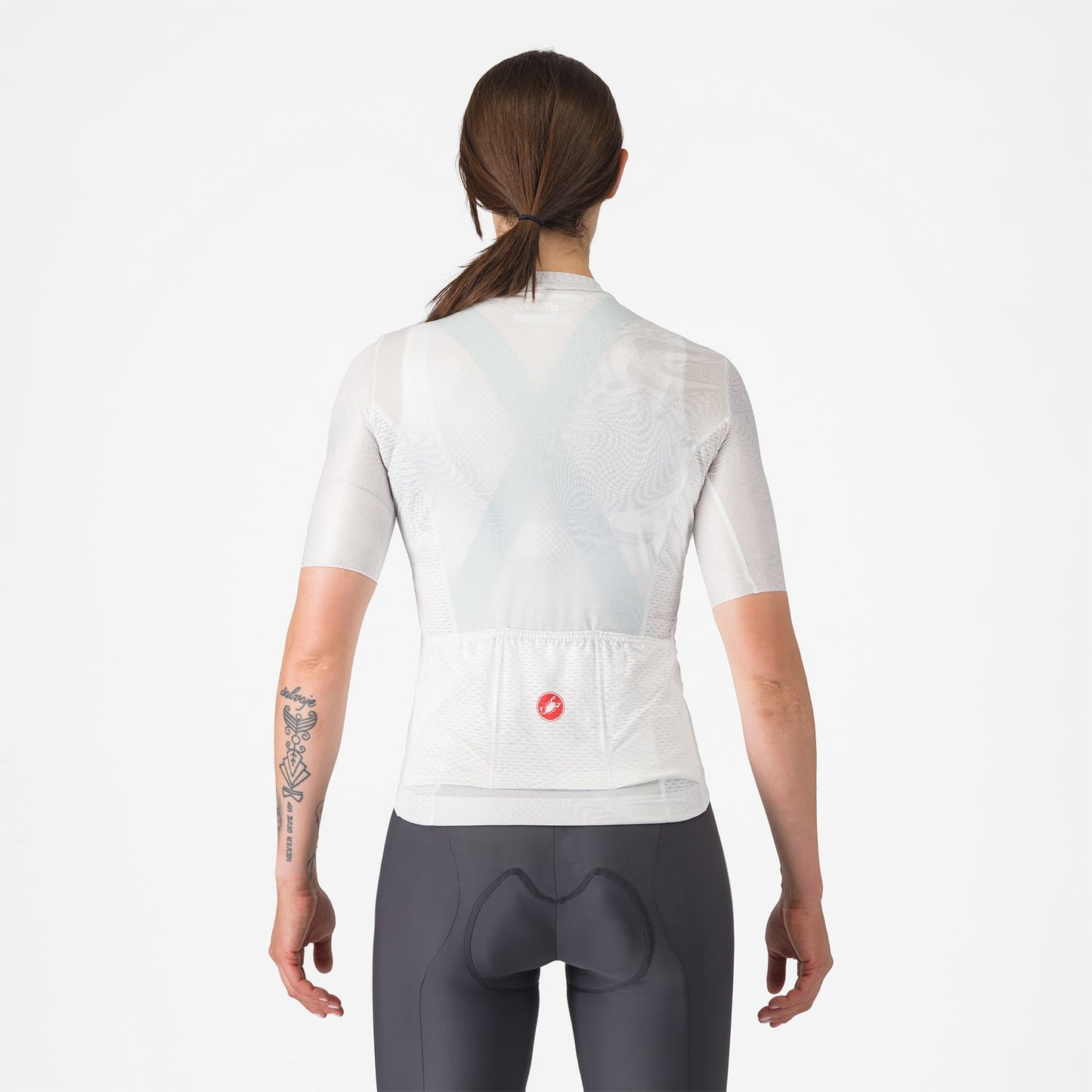 CASTELLI FANTASIA Camisola de manga curta para mulher Branco