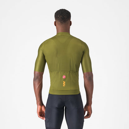 Maillot CASTELLI UNLIMITED ENTRATA 3 Mangas Curtas Caqui
