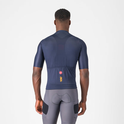 Maillot CASTELLI UNLIMITED ENTRATA 3 Mangas Curtas Azul-Marinho