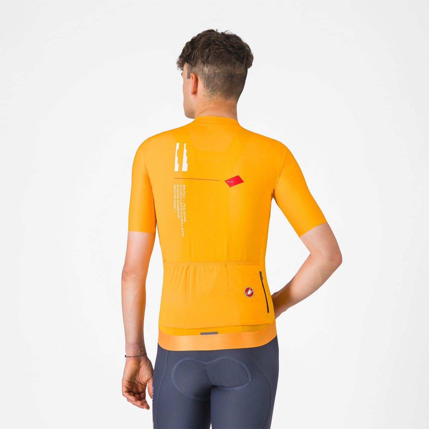 CASTELLI ESPRESSO R--A/D Camisola de manga curta laranja